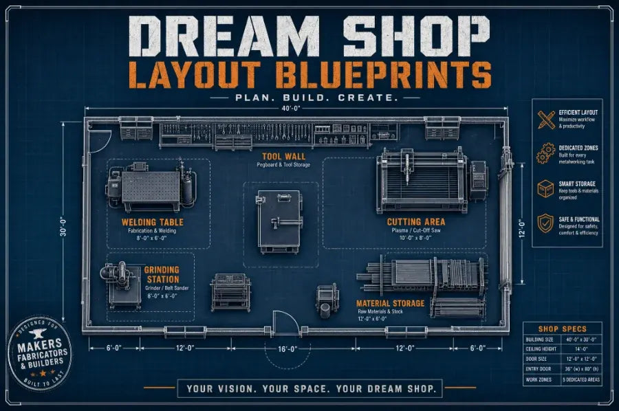 Dream Shop Layout Blueprints cover