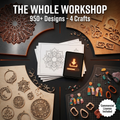 The Whole Workshop — 950+ designs across metal, wood, laser and clay, with commercial license included